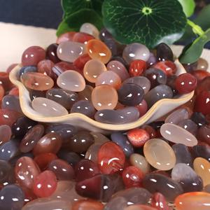 TEMU 생동감 넘치는 아프리카 블러드스톤 칩, 100g - DIY 홈 데코, 어항 장식, 꽃병 채우기 및 아로마테라피용 광택 처리된 불규칙한 돌