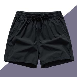 TEMU 남성용 퀵드라이 비치 캐주얼 반바지, 탄력 있는 끈 조절 허리 & 숨겨진 포켓 - 여름 야외 러닝, 트레이닝, 수영용 가벼운 통기성 폴리에스터 - 단색 스포츠웨어, 스윔 쇼츠, 액티브 라이프스타일, 내구성 있는 디자인, 다용도 스포츠웨어, 피트니스 애호가