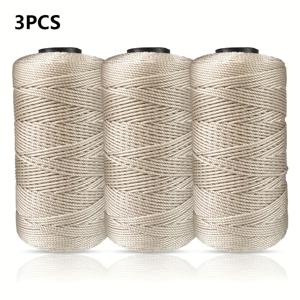 TEMU 3pcs 아이스 슬리키 섬유 양털 세트, 직조 핸드백, 모자, 쿠션, 봄과 여름 크로셰 선햇, 공예 등, DIY 지갑 만들기|지갑
