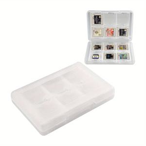 TEMU 닌텐도 3DS 게임 카드 케이스 - 컴팩트 28-in-1 거치대, 뉴 3DS, XL, DSi, DS 등 - 튼튼한 ABS 보관함, , 뉴 2DS, 뉴 2DS XL