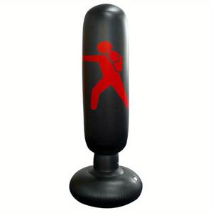 TEMU 1pc 풍선 복싱 칼럼, 풍선 펀칭 백, 복싱 텀블러 장난감, 피트니스 샌드백, 파티 게임-운동 및 스트레스