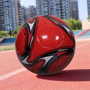 TEMU 훈련용으로 두껍고 폭발 방지된 PVC 소재의 사이즈 5 축구공, 기계로 만들어져 내구성이 뛰어납니다.