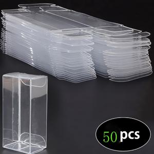 TEMU 10/25/50개 PVC 소재 자동차 모델 보호 상자, 진열 상자, 투명 상자, 플라스틱 포장 상자 할로윈 크리스마스 선물