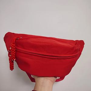 TEMU 다용도 나일론 가슴 가방 - 조절 가능한 스트랩, 지퍼 클로저, 폴리에스터 안감이 있는 블랙 스포츠 허리 팩 - 일상적인 사용, 여행, 업무에 이상적인 안전한 지퍼 클로저, 스포츠 가방