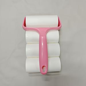 TEMU 6개 롤과 140매가 포함된 린트 롤러 도구 키트, 튼튼한 손잡이, 전원 필요 없음, 옷, 카펫, 자동차 시트 - 애완동물 털 및 먼지 제거