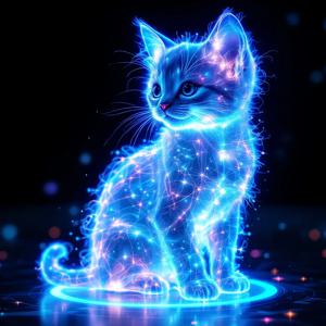 TEMU [1개 반짝이는 새끼 고양이 5D 페인팅 키트] JOZYSH 반짝이는 새끼 고양이 5D 페인팅 키트, DIY 풀 드릴 라운드 & 스퀘어 아크릴 아트, 동물 테마 홈 오피스 벽 장식 선물, 30x30cm/40x40cm