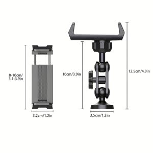 TEMU LRBH 자석 체육관 전화 홀더, 360° 조절 가능한 이중 볼 헤드 매직 암, 알루미늄 합금, 방수되지 않음, 충전되지 않음, 스마트폰, 트럭, 트랙터, 포크리프트, 보트, 자동차용 - 아이폰 16 프로 맥스 플러스 15 14 미니와 호환, EZGO, 클럽 카, 야마하, 아이콘, 골프 카트 액세서리 필수 선물 남성 여성용