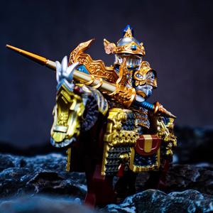 TEMU 중세 기사 MOC 피규어와 무기 및 창 - 창의적인 선물, 완벽한 파티 호의 & 홈 데코 DIY 조립에 이상적 선택