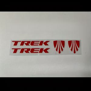 TEMU 4pcs/Sheet 2pcs TREK + 2pcs LOGO TREk Frame 작은 장식 스티커 커플 로드바이크 작은 LOGO 스티커 비전기 자전거 스피크 장식