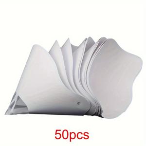 TEMU 페인트 필터 종이 10x19cm 100마이크론 자동차 스프레이 페인팅 네트 필터 깔때기 일회용 원추형 필터 깔때기