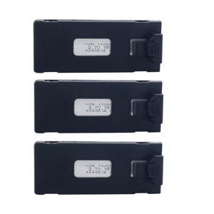 TEMU 3.7V 1800mAh 리튬 폴리머 배터리, 충전식 ABS 배터리 팩, E88 E88PRO E88MAX E525 E99 E99PRO P1 P5PRO K3 S1 P8 쿼드콥터와 호환 가능, 접이식 드론 부품|드론