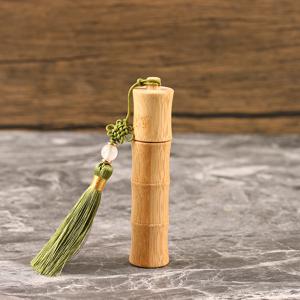 TEMU 10Ml 자연.bamboo 에센셜 오일 롤온 병 - 태슬 빈 유리 병 - 향수 병 향수 보관용 - 향수 없음
