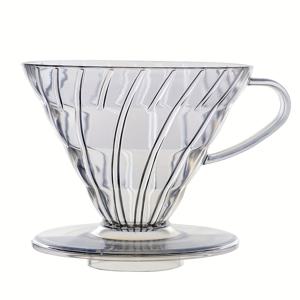 TEMU V60 재사용 가능한 커피 드리퍼 레진 필터, 바리스타 커피 브루잉 포어 오버 컵 1-2컵