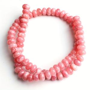 TEMU 약 70개 5x8mm 자연석 아쿠아마린 천사석 아바쿠스 비즈 느슨한 스페이서 비즈 보석 만들기 DIY 패션 팔찌 목걸이 여성 선물