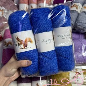 TEMU 진짜 아름다운 벨벳 원사 중간 두께 손으로 짠 원사 DIY 손으로 짠 원사 모자 원사 코트 밝은 벨벳 원사