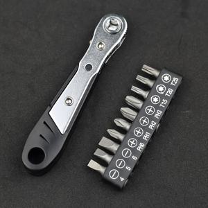 TEMU 11pcs 미니 래칫 렌치 세트 아버지의 날을 위한 스크루드라이버 비트 - 강철 재질, 36 개의 이빨 기어, 좁은 공간을 위한 다목적 도구 키트, 빨간색 및 검은색, 조립 필요, 수동 비전전 작동