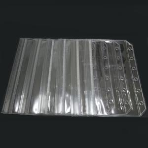 TEMU 6개 M5/A7 PVC 바인더 포켓 - DIY 플래너, 저널 및 노트북용 튼튼한 사진 카드 슬리브|포카바인더