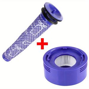 TEMU 다이슨 V7 & V8 진공청소기 필터 키트 - 사전 필터 및 HEPA 후 필터 교체 액세서리로 강화된 흡입력