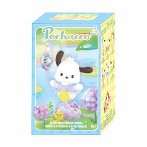 TEMU MINISO 포차코 플라워 & 유스 시리즈 미스터리 박스 1개 - 귀여운 산리오 수집용 피규어, 팬 및 수집가를 위한 신비한 선물, 책상, 선반 또는 홈 데코용 고품질 PVC 디스플레이 장난감