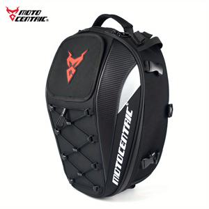 TEMU MOTOCENTRIC 대용량 백팩 - 내구성 있는 폴리에스터 사이드백, 조절 가능한 스트랩, 안전한 지퍼 잠금 및 메쉬 포켓, 라이더, 뒷좌석, 여행, 백팩, 라이더 액세서리, 튼튼한 구조, 안전한 보관