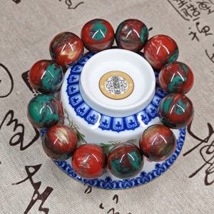 TEMU 20mm 멀티컬러 바다위로우 레진 화석 & 천연석 스트레치 팔찌 - 남성용 행운의 부적, 아버지날, 크리스마스, 할로윈, 이스터, 추수감사절 선물에 이상적 | 패턴 다름, 비즈, 캐릭터 비즈, 자동차 액세서리, 가족 테마