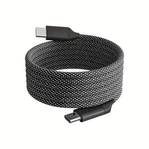 TEMU 자석식 100W 고속 충전 케이블 타입 C에서 USB C로, 데이터 충전 와이어|C타입충전기