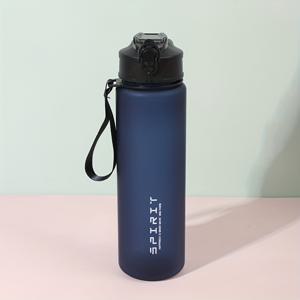 TEMU Grinkwell 26oz 휴대용 스포츠 물병, 빨대 및 잠금 뚜껑 포함 - 튼튼한 PC 플라스틱, 캠핑, 하이킹, 피트니스에 적합 - 파란색, 녹색, 검정색, 빨간색으로 구매 가능