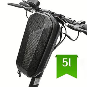 TEMU 전기 스쿠터 핸들 보관 가방 - 내구성 있는 EVA 하우징, 자전거 및 밸런스 바이크용 대용량 탈착식 디자인|전기자전거|전기스쿠터