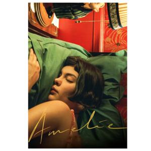 TEMU 1개 무테 아멜리 영화 포스터, HD 캔버스 벽 예술, 12x18인치 - 침실, 거실, 복도를 위한 우아한 홈 데코