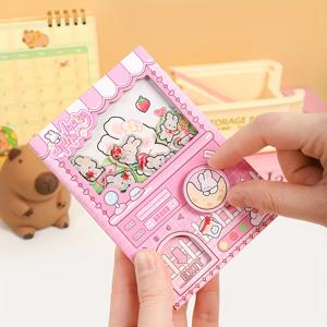 TEMU 멀티포켓 만화 가제트 릴랙스 귀여운 재미있는 노트북 창의적 다이어리 포켓 카툰 판다 카피바라|다이어리|일기장