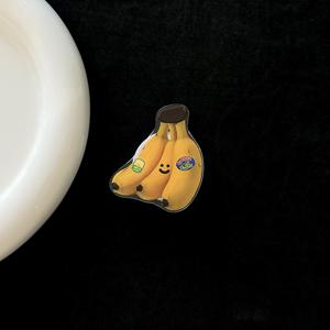 TEMU 2D 평면 시뮬레이션 과일 패션 디자인 폰 케이스 붙이 홀더, 접이식 손가락 폰 그립, 완벽한 전자 액세서리, 가족 및 친구에게 이상적인 선물|그립톡