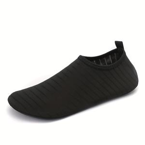 TEMU 여성용 통기성 소재 물 신발, TPR 밑창, 모든 계절 해변 스포츠 및 서핑 스니커즈, 실내 요가 신발, 빠른 건조 수중 신발| 미끄럼 방지 해변복 | 내구성 있는 고무 밑창|비치웨어
