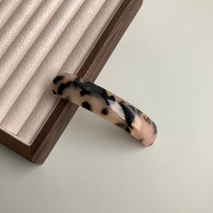 TEMU 1개 레트로 프렌치 아세틱 어드 스프링 헤어 클립 - 여성용 프린트 탄성 포니테일 홀더, 4가지 색상 (블랙/베이지/화이트/투명) 웨딩 여행 파티 헤어 액세서리, 빈티지 선물, 귀여운 머리핀, 광택 마감, 내구성 있는 헤어피스