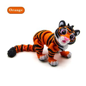 TEMU 3D 프린트 호랑이 조각상, 관절이 있는 - 집, 사무실 및 차 장식에 완벽 | 할로윈 & 크리스마스 선물로 이상적 | 튼튼한 플라스틱, 배터리 필요 없음 | 14세 이상의 친구 및 가족에게 적합