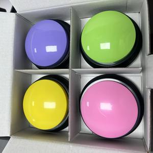 TEMU 4/8 컬러 음성 녹음 버튼 키트 개 훈련 클리커 통신용 4/8pcs 개 버튼 토크 음성 녹음 버튼 30초 녹음 가능한 음성 애완 동물 훈련 버저 버튼 개용, 배터리 없음