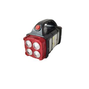 TEMU 1pc 휴대용 태양광 및 USB 충전식 LED 랜턴 플래시 라이트, 1500 마하 니켈 배터리, 전술 COB 작업 조명, 4가지 모드, 비상 전원 은행 기능, 캠핑에 이상적|보조배터리|캠핑랜턴|후레쉬