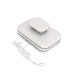 TEMU 1개 양면 자석 창문 청소기, 회전 헤드 & 강력한 흡착 컵 포함 - 3-10mm 유리용 내구성 있는 레진 & 플라스틱 핸드헬드 도구, 전기 필요 없음 - 가정, 차량, 욕실, 상업적 사용에 적합, 매그네틱 윈드실드 클리너, 교체 가능한 패드