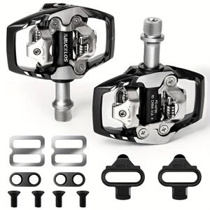 TEMU BUCKLOS PD-M780 MTB 잠금 페달 알루미늄 합성 산악자전거 자체 잠금 SPD 양면 잠금 페달 자전거 부품