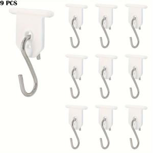 TEMU 9pcs S형 후크 행거, RV 천막 후크 RV 천막