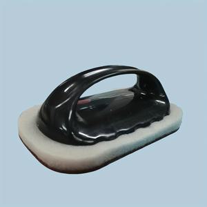 TEMU 핸들 있는 청소 브러시, 팬 바닥 청소 스폰지 브러시, 팬 스폰지 브러시, 녹 스폰지, 식기 스폰지, 청소 천, 강력한 방역, 청소 용품, 청소 도구