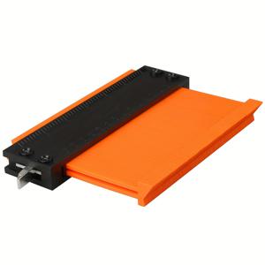TEMU 1pc 고정밀 ABS 레진 컨투어 게이지, 잠금 기능이 있는 스플라이싱 타입 다기능 규칙, 나무 가공용 0.0001 정확도 곡률 측정 도구, 배터리나 레이저 기능 없음