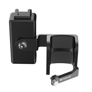 TEMU DJI OSMO Pocket 3 PULUZ 보호 프레임 확장 휴대전화 클램프 어댑터 브라켓 (블랙)