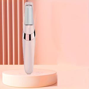 TEMU 【부드러운 케어】핑크 & 화이트 충전식 전기 발 스크러버 - USB 충전, 무취 각질 제거 페디큐어 도구, 매끄러운 발 보장, 휴대용 위생 유지