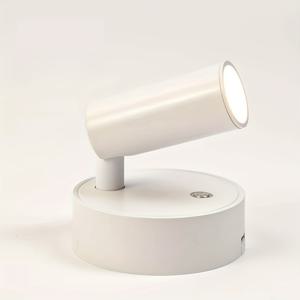 TEMU 1개 스마트 LED 자석 벽등, USB 충전식 터치패드 제어, 침실용 장식 , 식사, 파티, 전시회, 예술 장식에 적합, 선물하기 좋음 - 내장형 18650 리튬 배터리