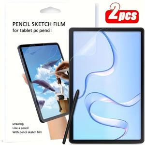 TEMU 2팩 페이퍼필 스크린 보호 필름 매트 PET 필름, S7/S8/S9/S9FE, A7 라이트, A9/A9+ 플러스, A8 및 기타 모델 호환 가능, 반사 방지, 지문 방지, 태블릿 쓰기 및 드로잉용 S 펜과 호환, 생일/부활절/대통령의 날/크리스마스/가족/친구/남자친구/ 선물