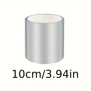 TEMU K3D 투명 카본 파이버 스타일 차량 문턱 및 범퍼 보호 필름 - 긁힘 방지, 충격 저항성, 미끄럼 방지 그립 접착식 도어 실 보호 필름 | 현대적인 자동차 장식 | 내구성 있는 보호자
