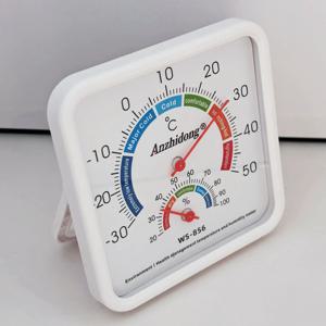 TEMU 실내 가습기 온도계, 데스크탑 온도 및 습도 측정기, 배터리 필요 없음, 플라스틱 재질, 집 온실 모니터링을 위한 정확한 0.1°C 측정, 실내 모니터링 | 현대 온도계 | 내구성 있는 플라스틱 바디