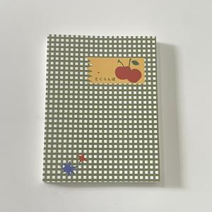 TEMU 귀여운 토마토 그리드 노트북, 휴대하기 쉬운 미니 빈칸 노트북, 일기장 및 회계용 적합|다이어리|일기장