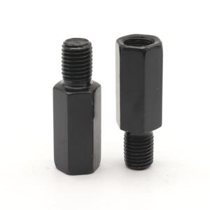 TEMU 오토바이용 후방 거울 높이 조절 어댑터 2개 세트, 확장형 40mm에서 10mm 시계 방향으로