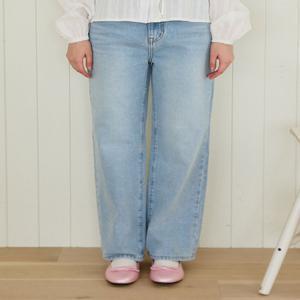 [핑크파인애플] BLOSSOM FIT DENIM_INDIGO